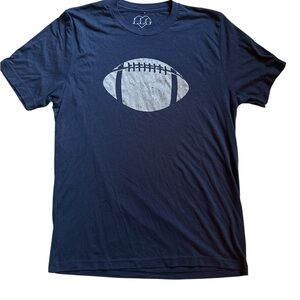 Navy Live Love GAMEDAY Football Tee